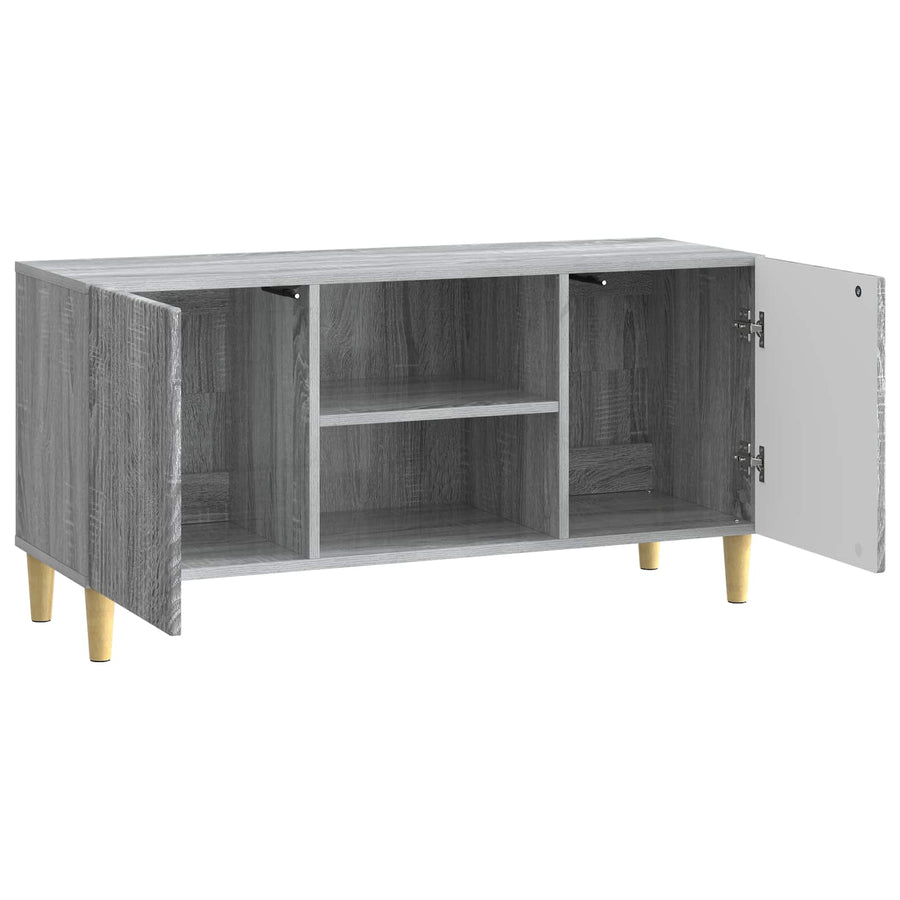 TV-kast Grijs sonoma 102 x 34,5 x 50 cm Bewerkt hout