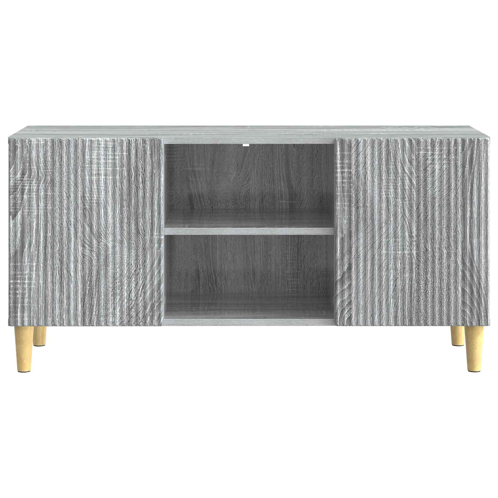 TV-kast Grijs sonoma 102 x 34,5 x 50 cm Bewerkt hout