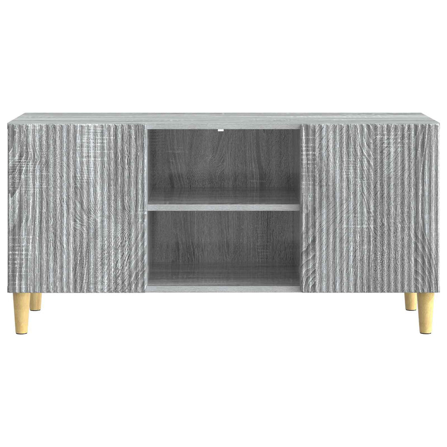 TV-kast Grijs sonoma 102 x 34,5 x 50 cm Bewerkt hout