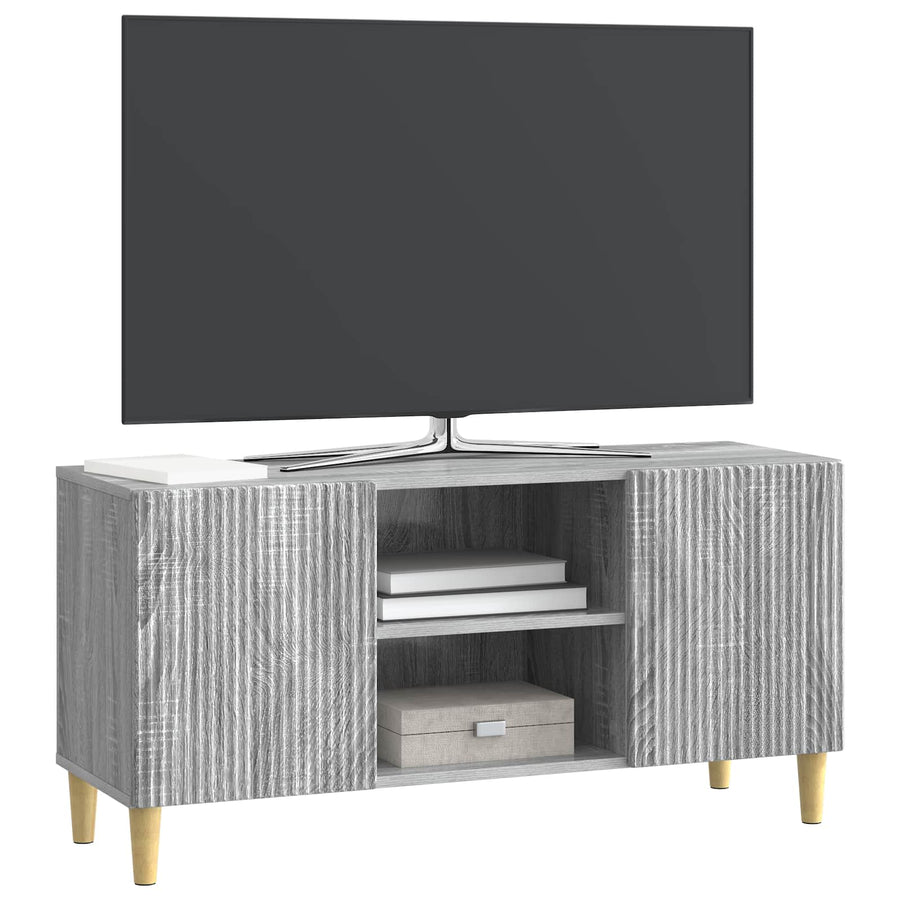 TV-kast Grijs sonoma 102 x 34,5 x 50 cm Bewerkt hout