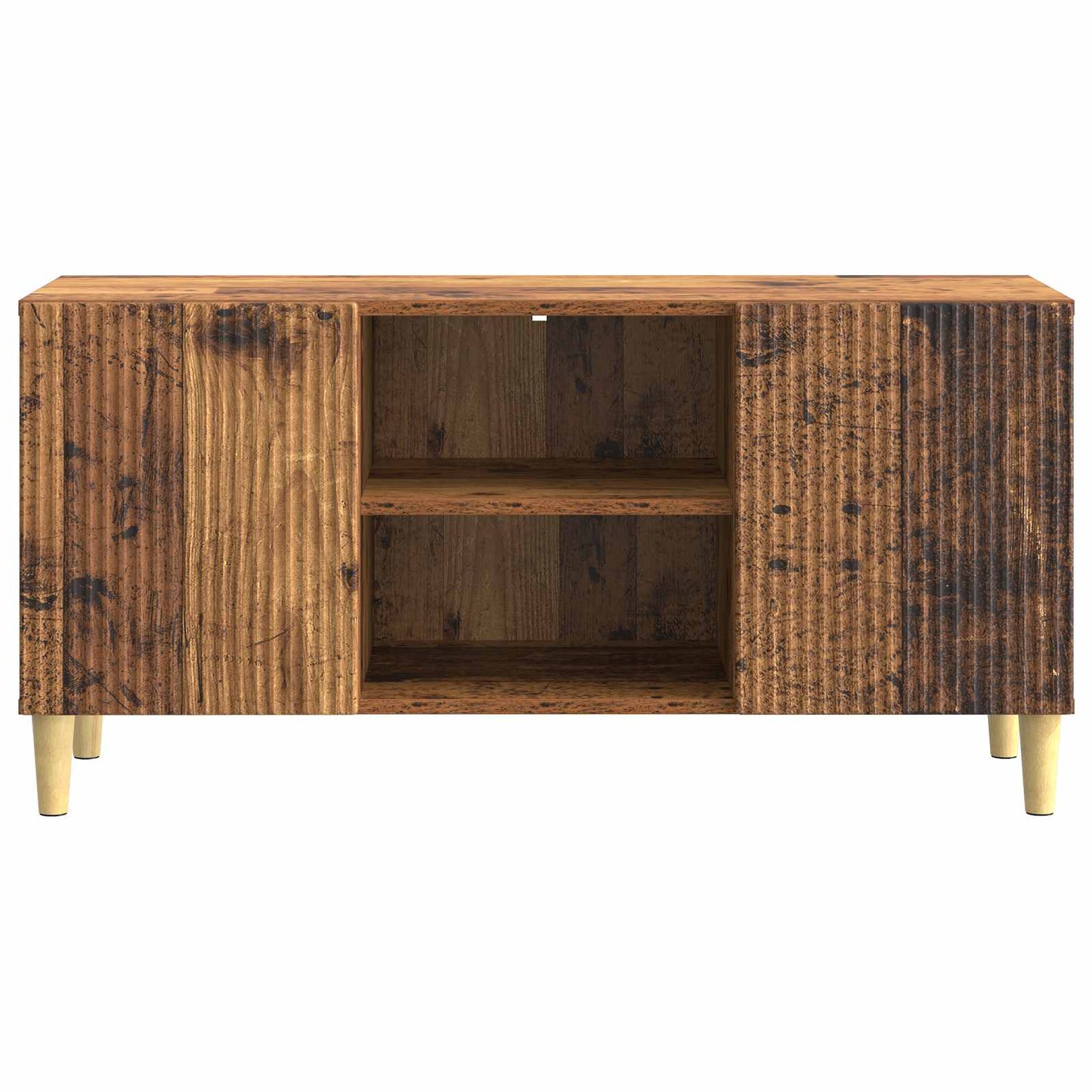 TV-kast Oud hout 102 x 34,5 x 50 cm Bewerkt hout