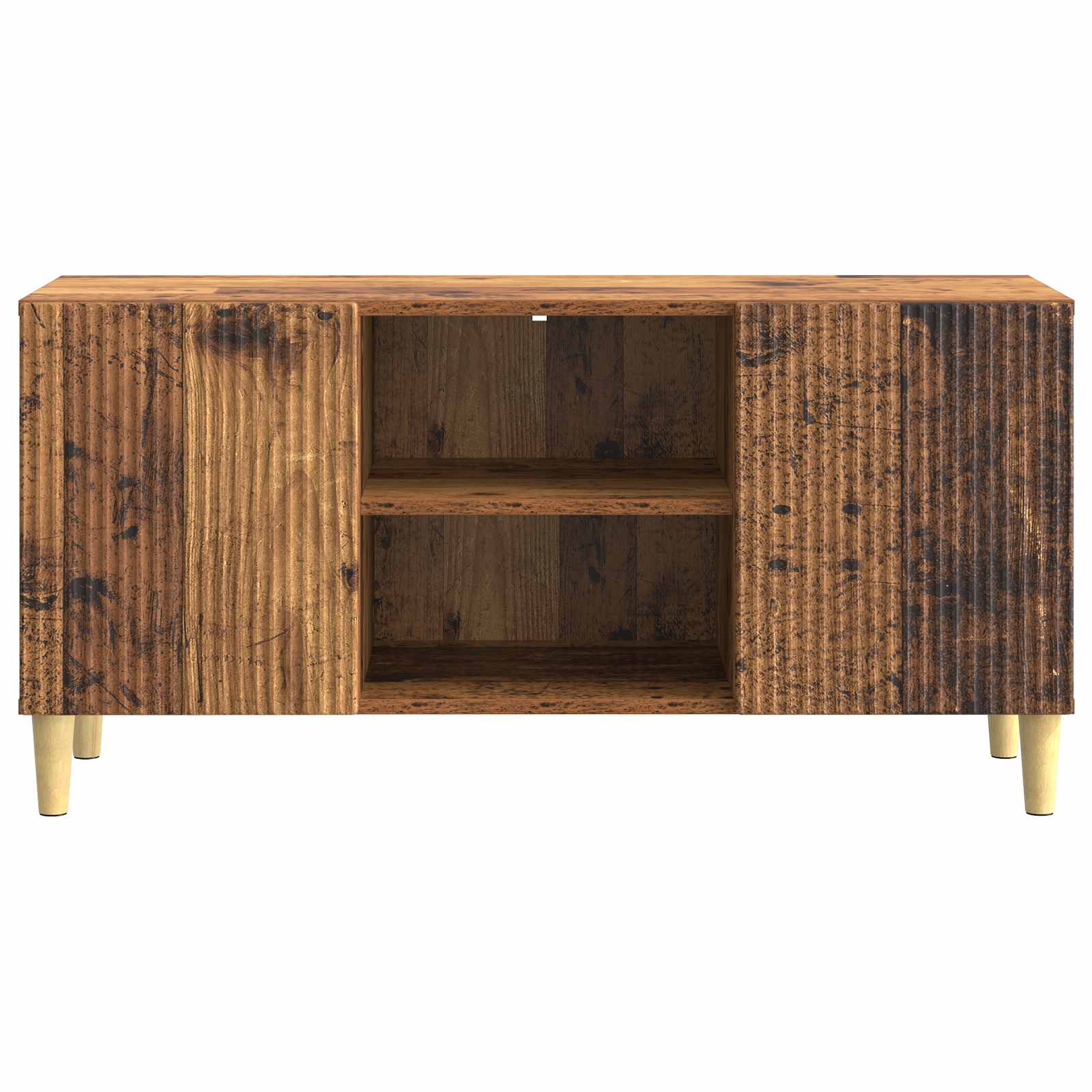 TV-kast Oud hout 102 x 34,5 x 50 cm Bewerkt hout