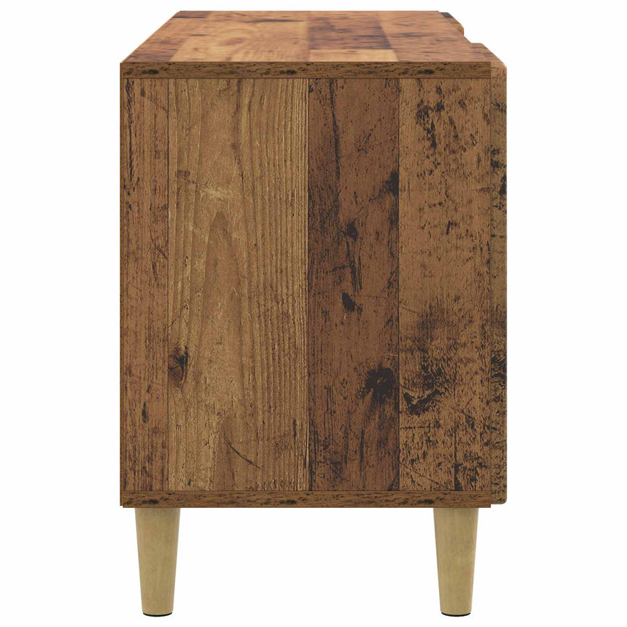TV-kast Oud hout 102 x 34,5 x 50 cm Bewerkt hout