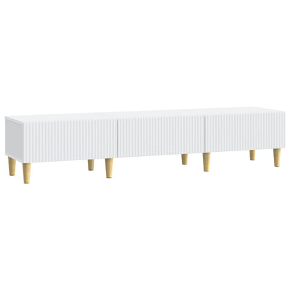 TV-kast met lade Wit 147 x 34,5 x 30 cm Bewerkt hout