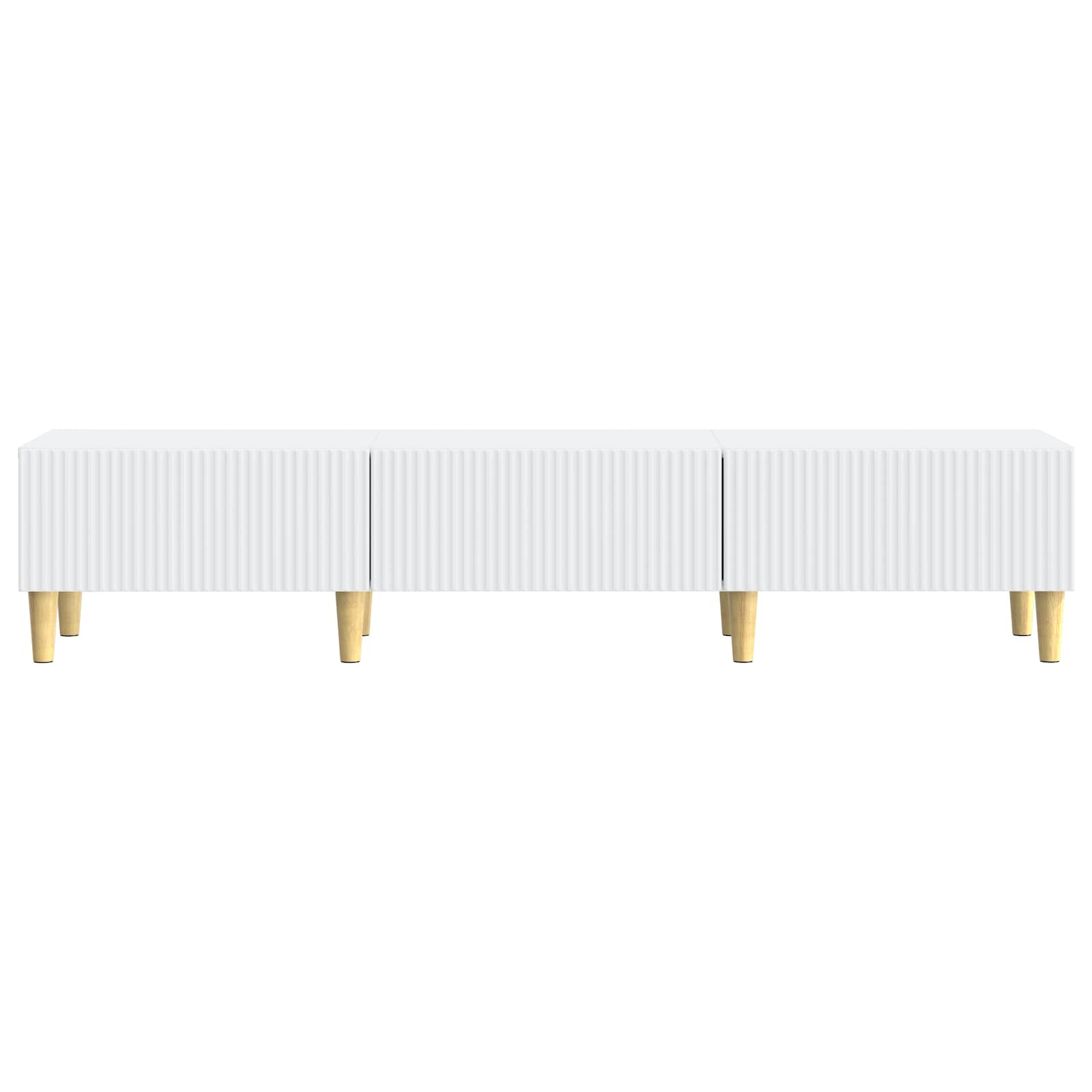TV-kast met lade Wit 147 x 34,5 x 30 cm Bewerkt hout