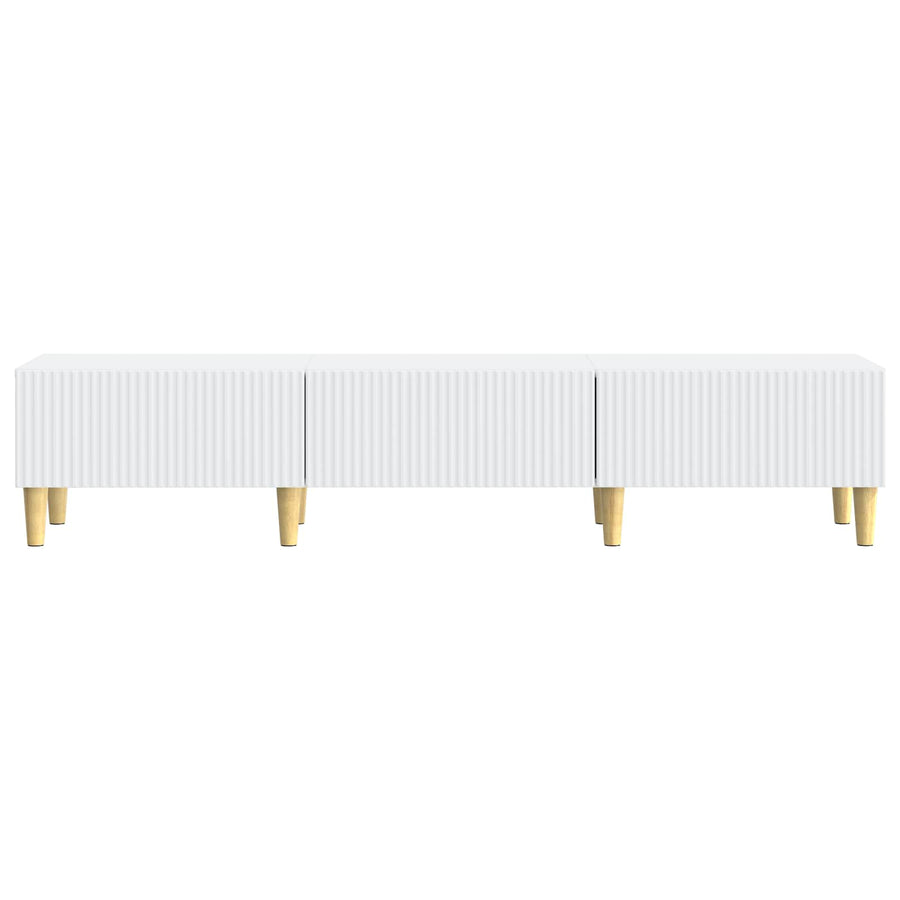 TV-kast met lade Wit 147 x 34,5 x 30 cm Bewerkt hout