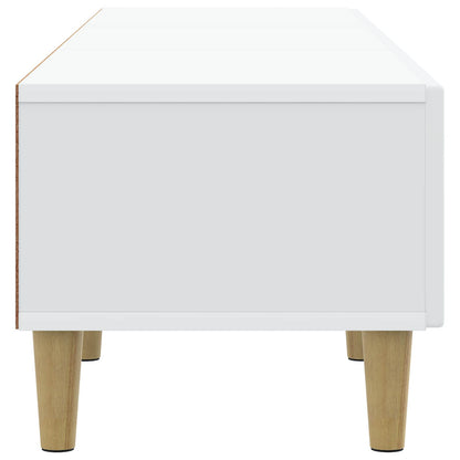 TV-kast met lade Wit 147 x 34,5 x 30 cm Bewerkt hout