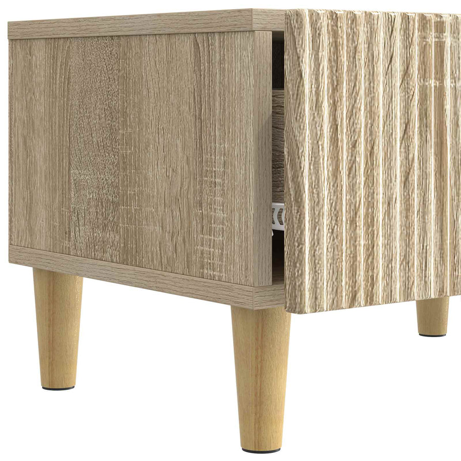 TV-kast met lade Sonoma Eiken 147 x 34,5 x 30 cm Bewerkt hout