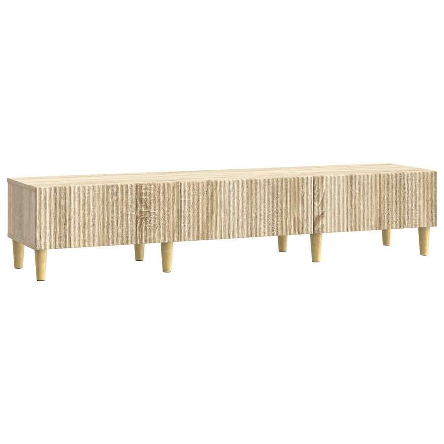 TV-kast met lade Sonoma Eiken 147 x 34,5 x 30 cm Bewerkt hout