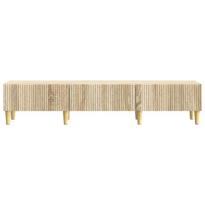 TV-kast met lade Sonoma Eiken 147 x 34,5 x 30 cm Bewerkt hout
