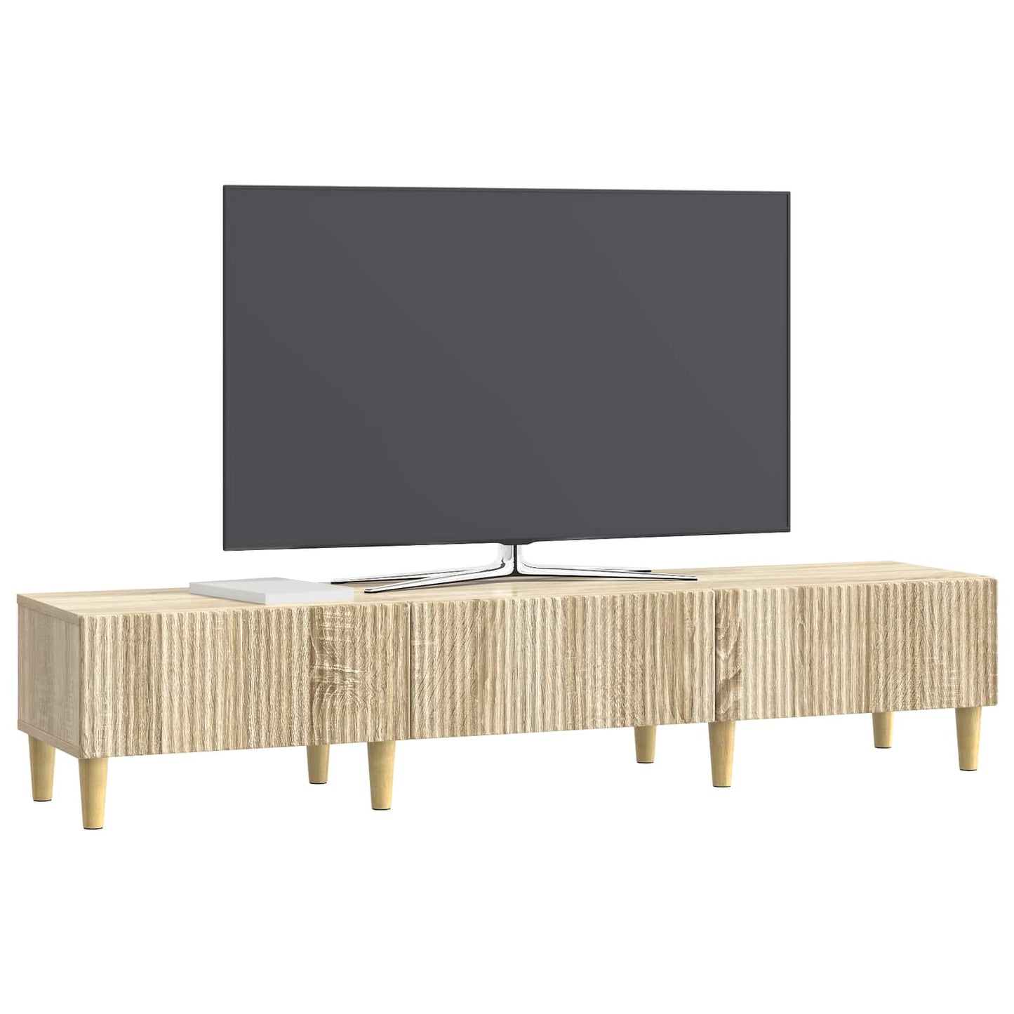 TV-kast met lade Sonoma Eiken 147 x 34,5 x 30 cm Bewerkt hout