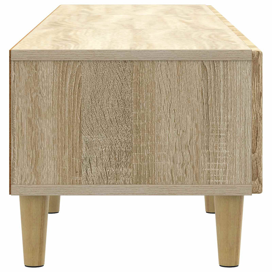 TV-kast met lade Sonoma Eiken 147 x 34,5 x 30 cm Bewerkt hout