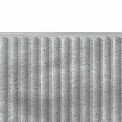 TV-kast met lade Betongrijs 147 x 34,5 x 30 cm Bewerkt hout