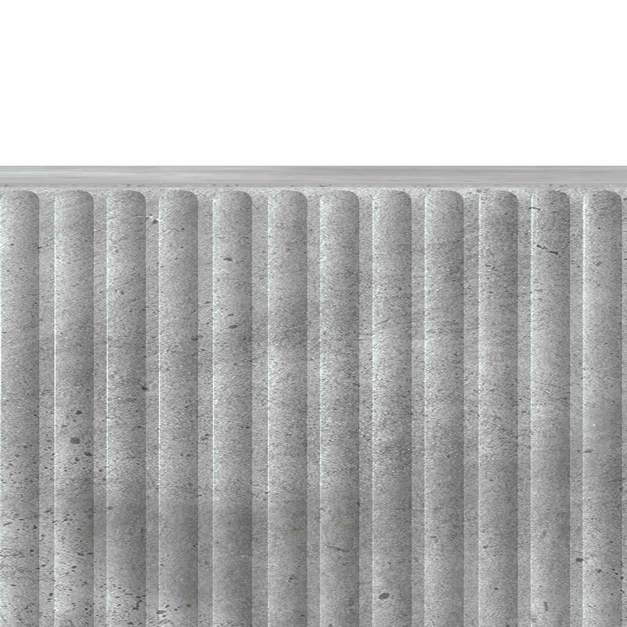 TV-kast met lade Betongrijs 147 x 34,5 x 30 cm Bewerkt hout