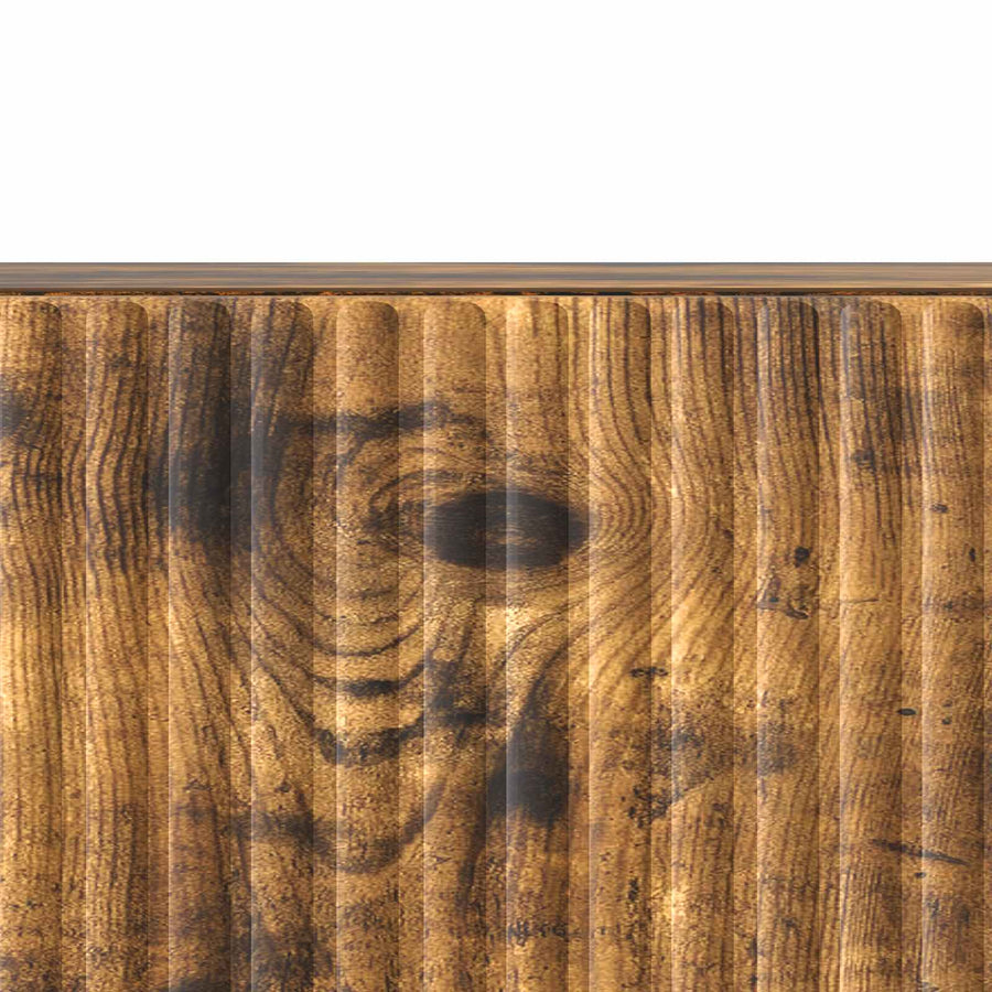 TV-kast met lade Gerookt eiken 147 x 34,5 x 30 cm Bewerkt hout