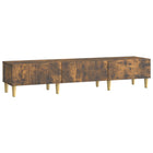 Tv-kast gerookt eiken 147x34,5x30 cm