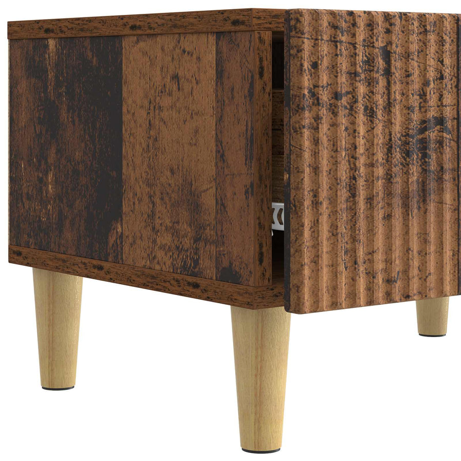 TV-kast met lade Oud hout 147 x 34,5 x 30 cm Bewerkt hout