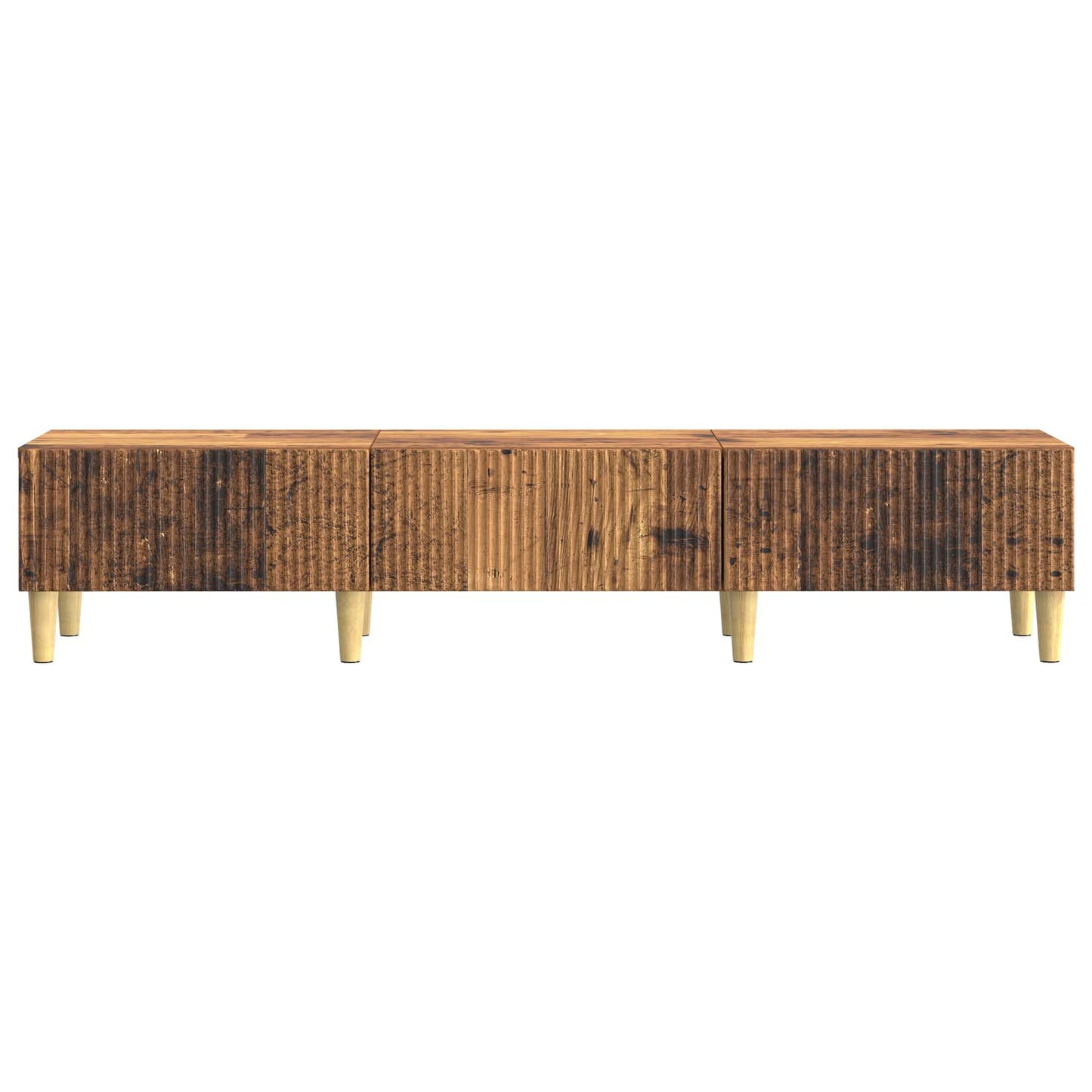 TV-kast met lade Oud hout 147 x 34,5 x 30 cm Bewerkt hout