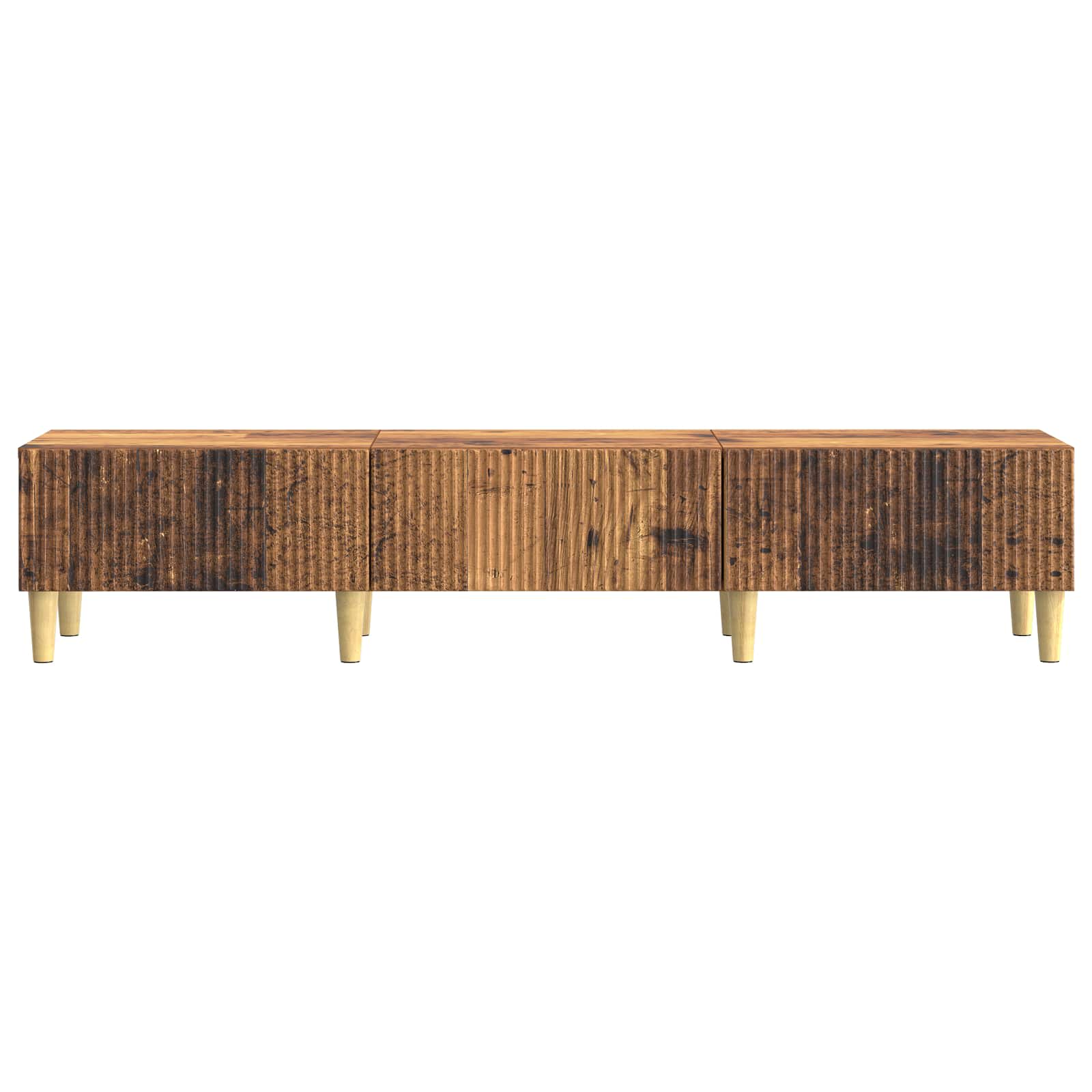 TV-kast met lade Oud hout 147 x 34,5 x 30 cm Bewerkt hout