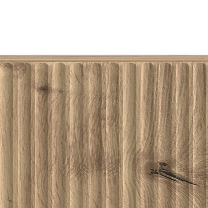 TV-kast Artisanaal eiken 147 x 34,5 x 30 cm Bewerkt hout