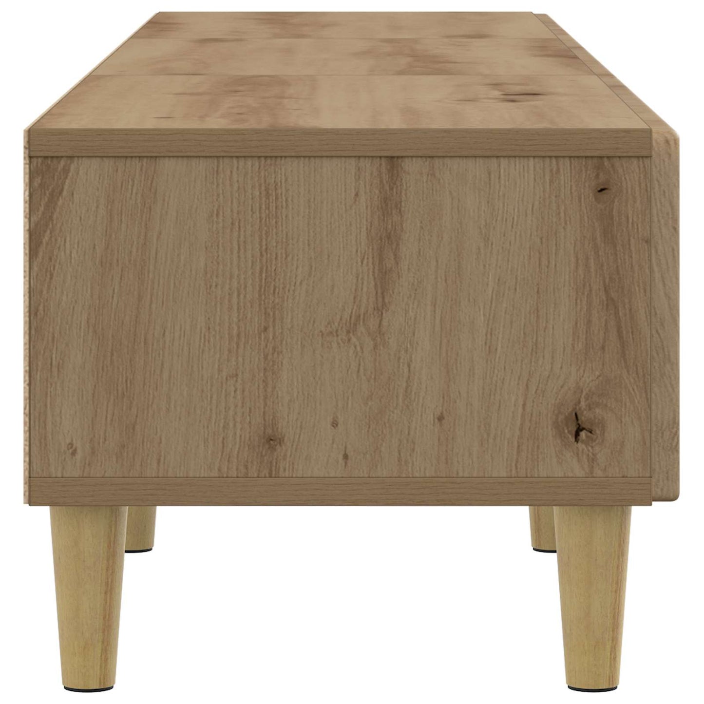 TV-kast Artisanaal eiken 147 x 34,5 x 30 cm Bewerkt hout