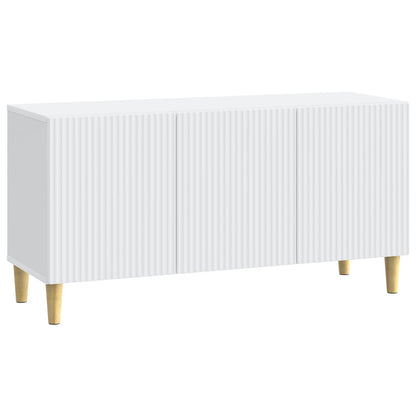 TV-kast Wit 99 x 34,5 x 50 cm Bewerkt hout