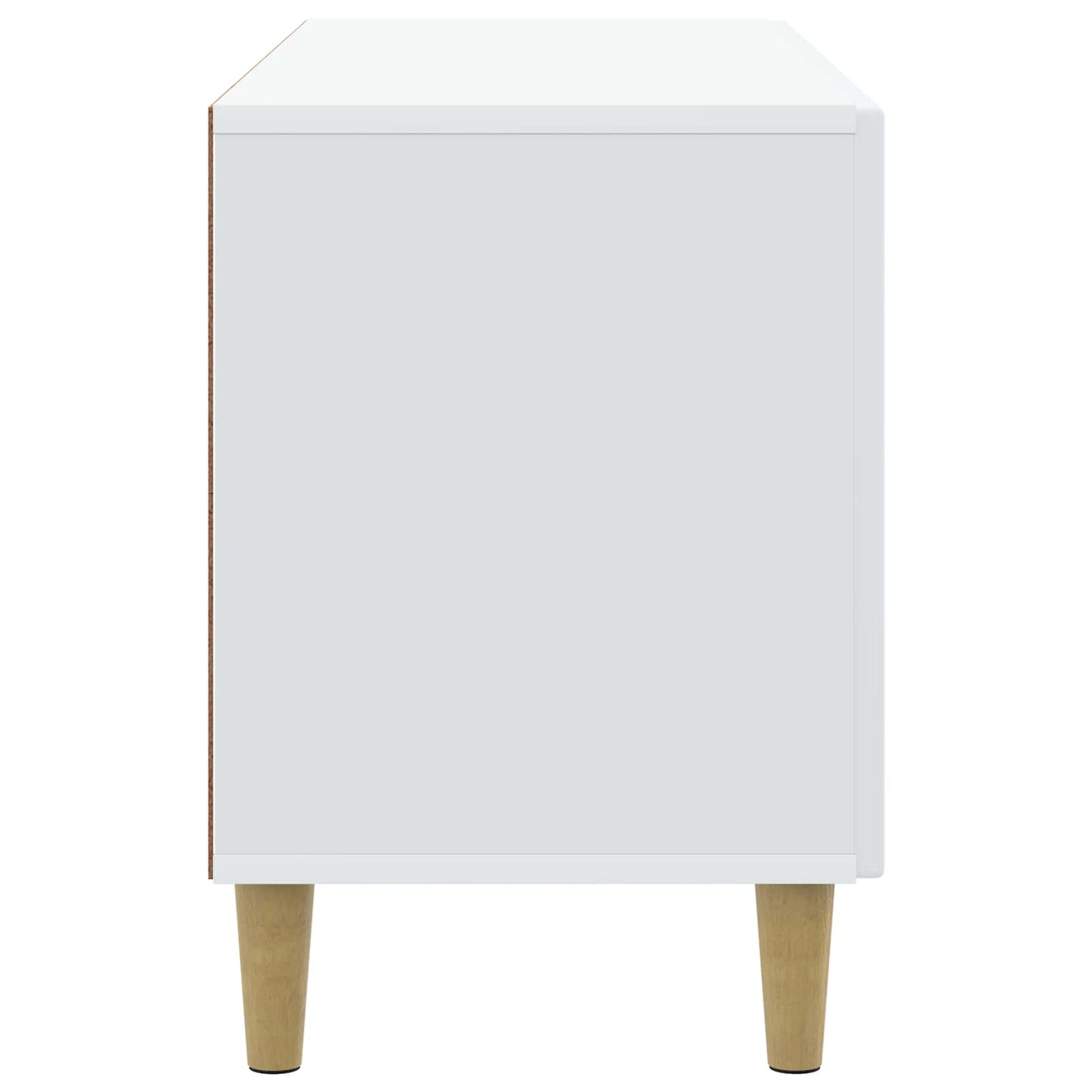 TV-kast Wit 99 x 34,5 x 50 cm Bewerkt hout