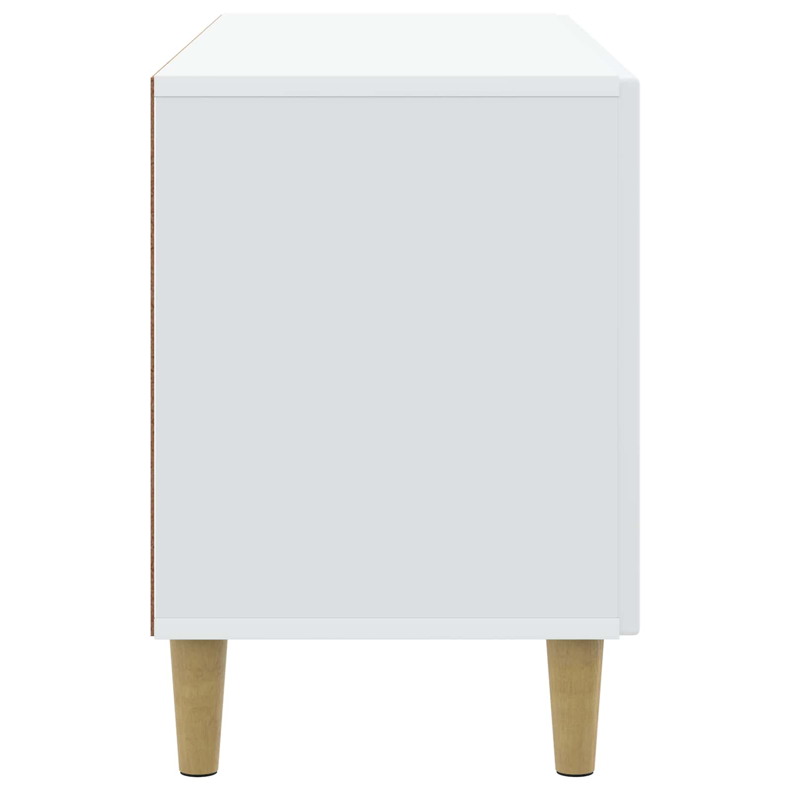 TV-kast Wit 99 x 34,5 x 50 cm Bewerkt hout