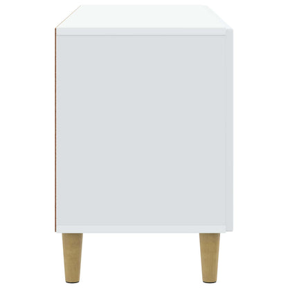 TV-kast Wit 99 x 34,5 x 50 cm Bewerkt hout