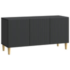 TV Cabinet Black 99 x 34.5 x 50 cm Engineered Wood