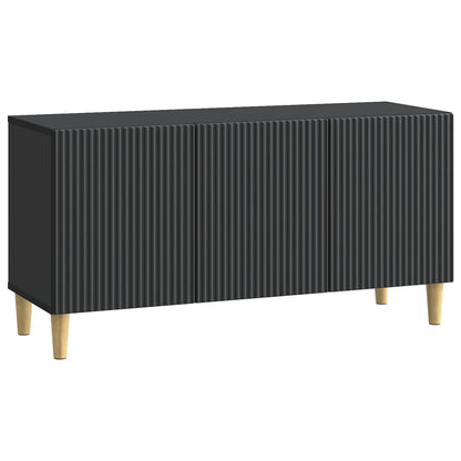 TV-kast Zwart 99 x 34,5 x 50 cm Bewerkt hout