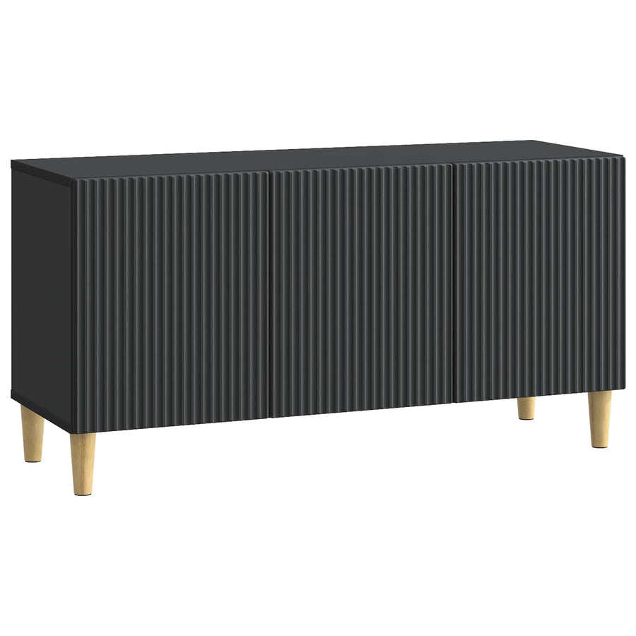 TV-kast Zwart 99 x 34,5 x 50 cm Bewerkt hout