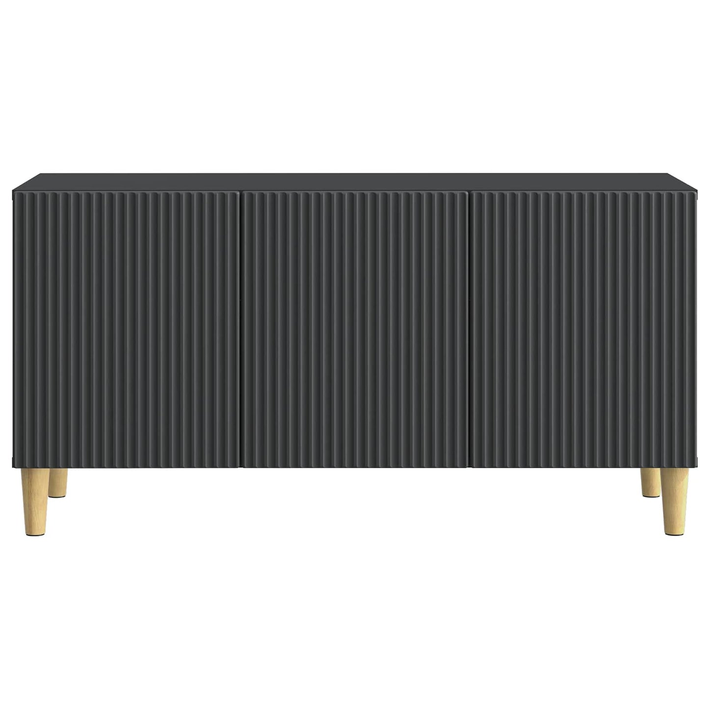 TV-kast Zwart 99 x 34,5 x 50 cm Bewerkt hout