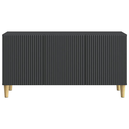 TV-kast Zwart 99 x 34,5 x 50 cm Bewerkt hout
