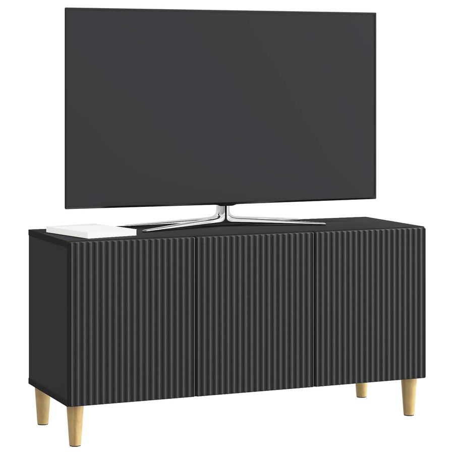 TV-kast Zwart 99 x 34,5 x 50 cm Bewerkt hout