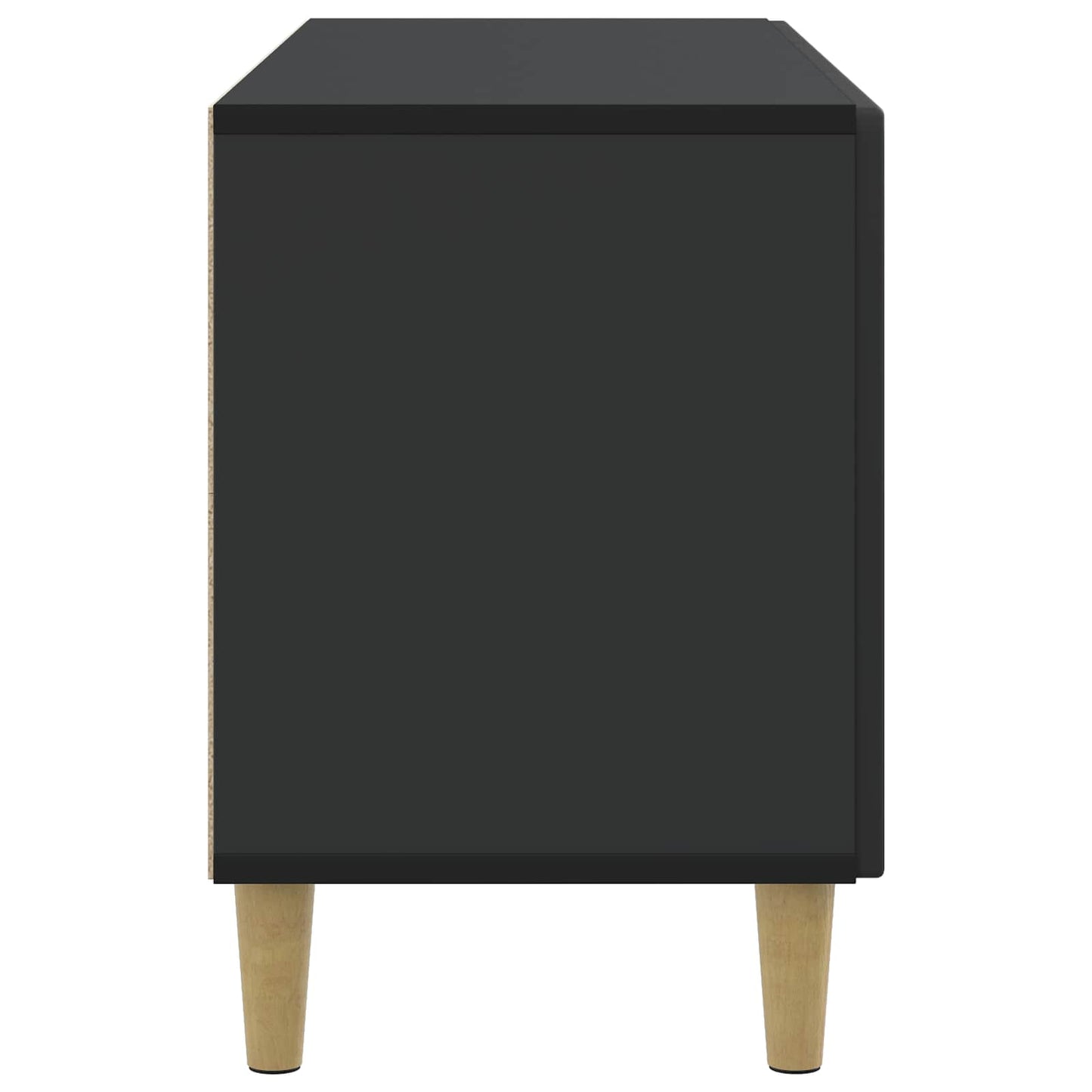TV-kast Zwart 99 x 34,5 x 50 cm Bewerkt hout
