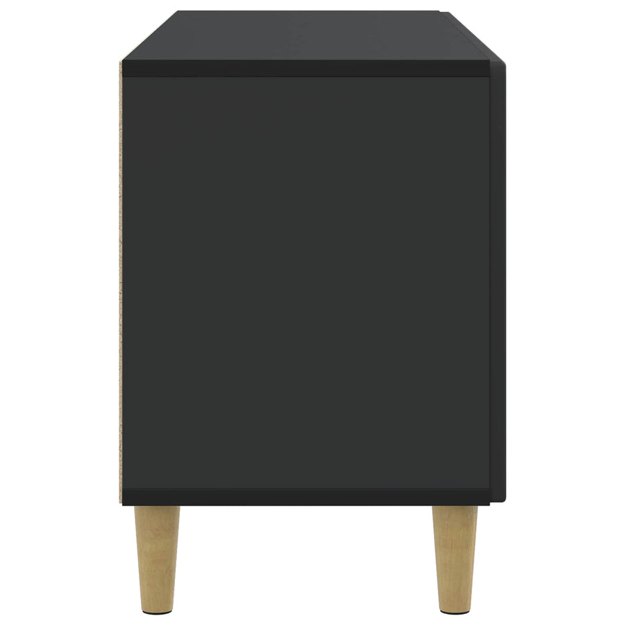 TV-kast Zwart 99 x 34,5 x 50 cm Bewerkt hout