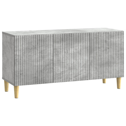 TV-kast Betongrijs 99 x 34,5 x 50 cm Bewerkt hout