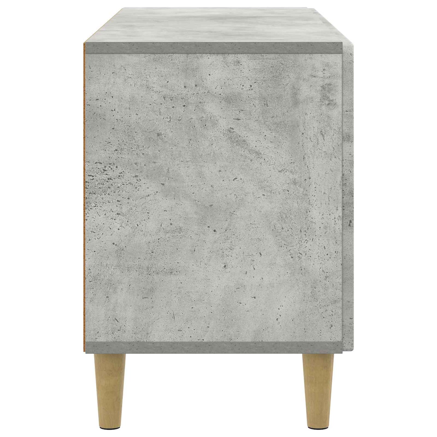 TV-kast Betongrijs 99 x 34,5 x 50 cm Bewerkt hout