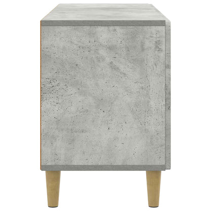 TV-kast Betongrijs 99 x 34,5 x 50 cm Bewerkt hout