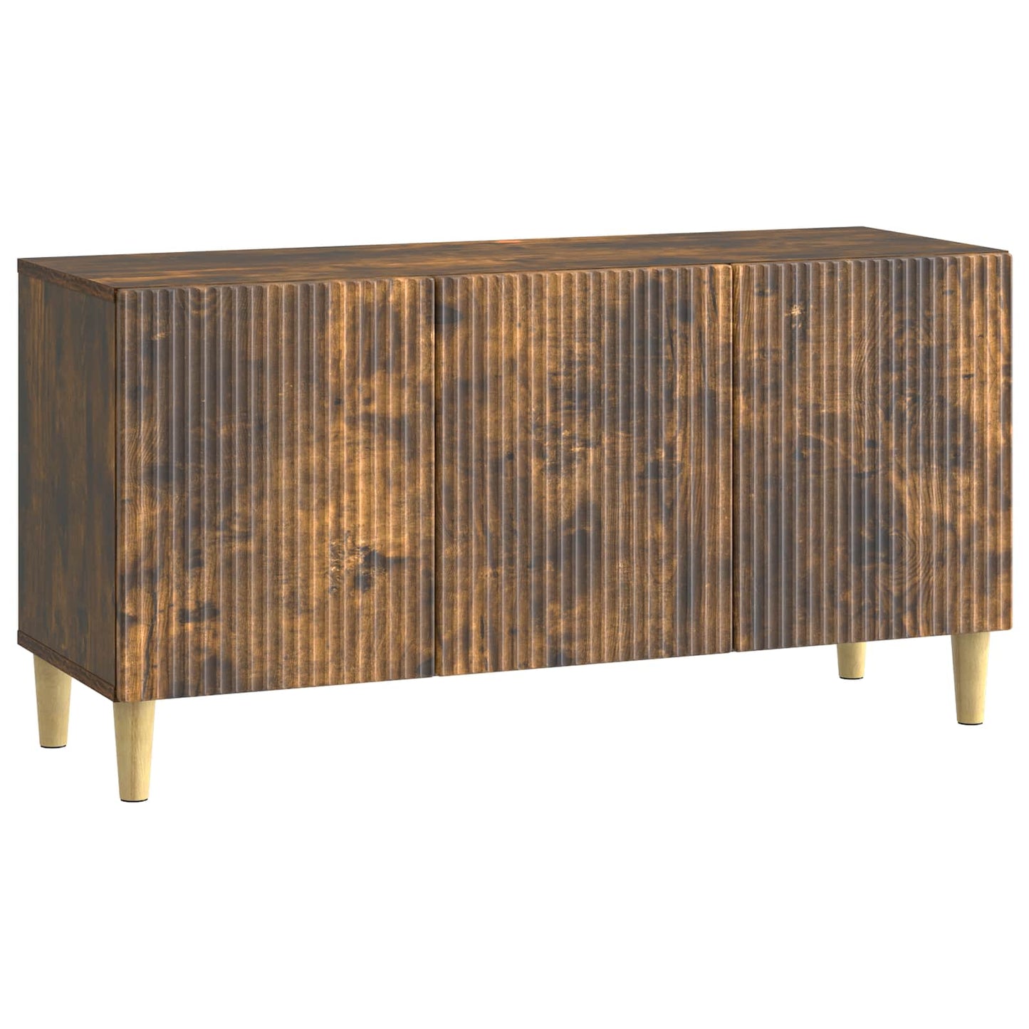 TV-kast Gerookt eiken 99 x 34,5 x 50 cm Bewerkt hout