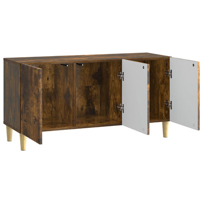 TV-kast Gerookt eiken 99 x 34,5 x 50 cm Bewerkt hout