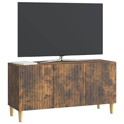 TV-kast Gerookt eiken 99 x 34,5 x 50 cm Bewerkt hout
