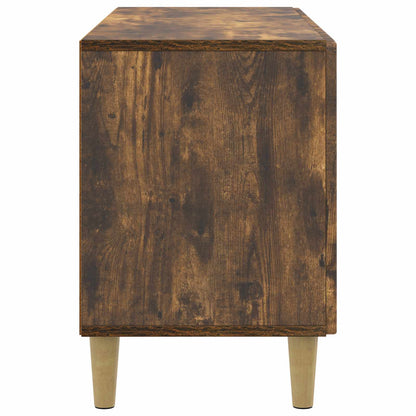 TV-kast Gerookt eiken 99 x 34,5 x 50 cm Bewerkt hout