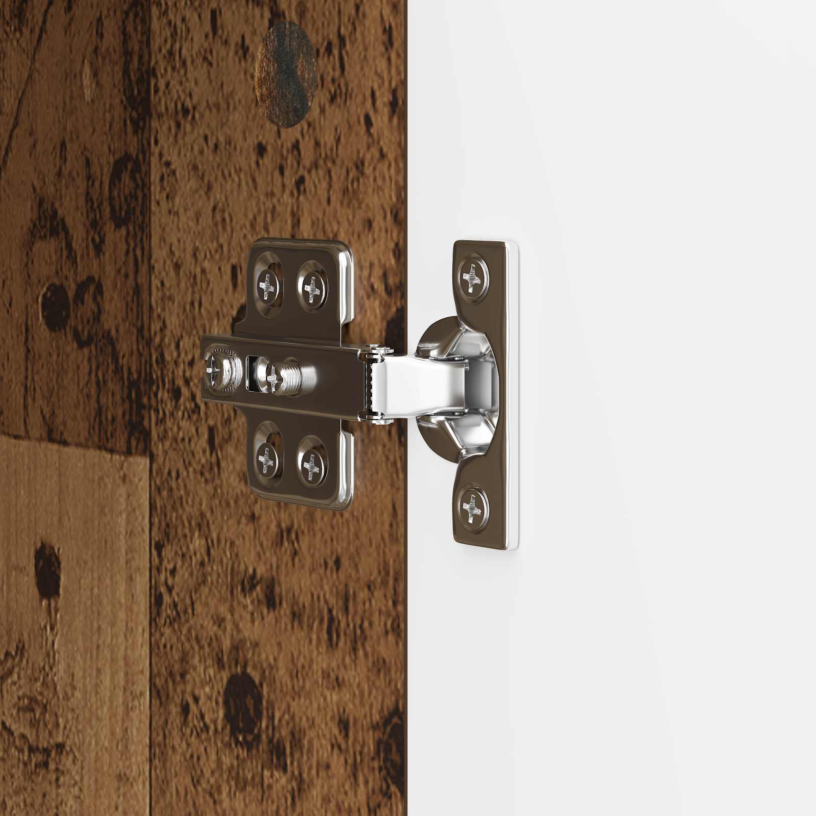 TV-kast Oud hout 99 x 34,5 x 50 cm Bewerkt hout