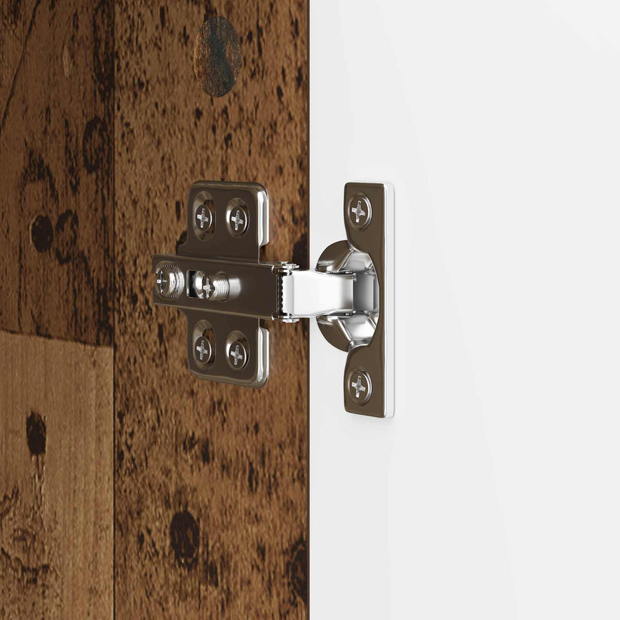 TV-kast Oud hout 99 x 34,5 x 50 cm Bewerkt hout