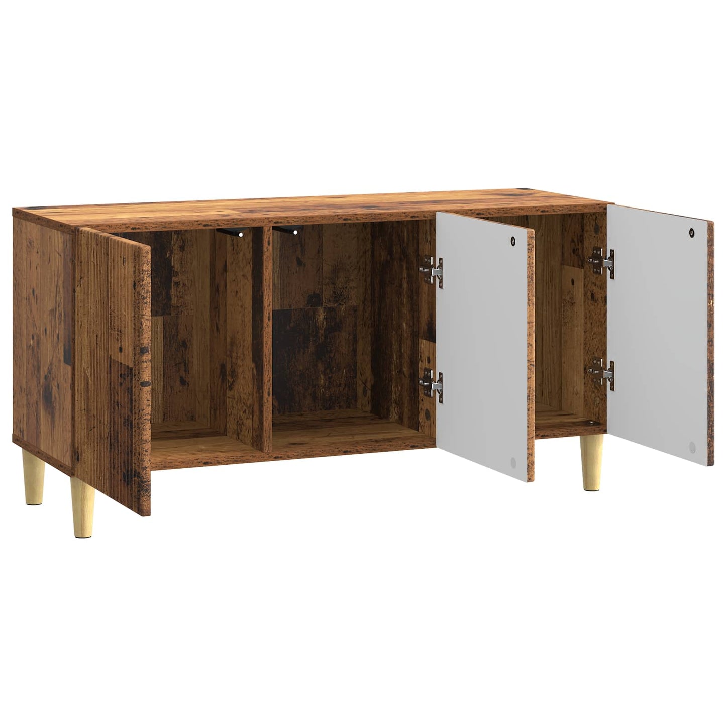 TV-kast Oud hout 99 x 34,5 x 50 cm Bewerkt hout