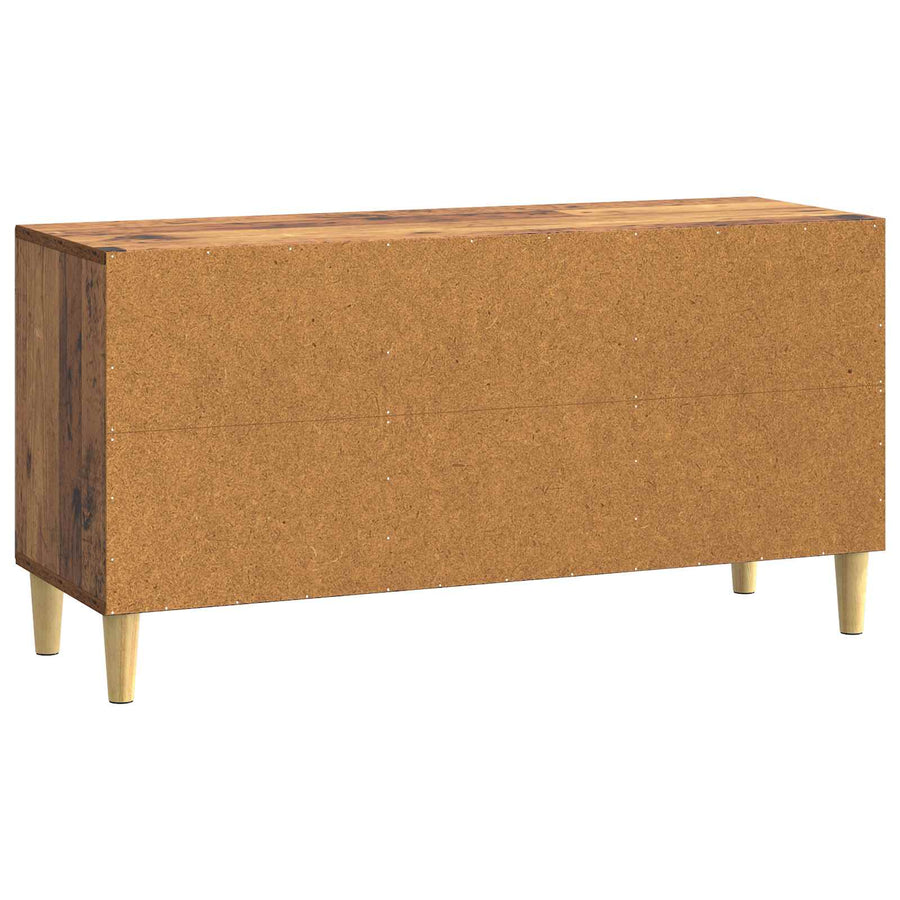 TV-kast Oud hout 99 x 34,5 x 50 cm Bewerkt hout