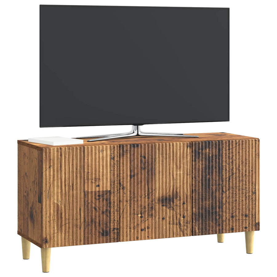 TV-kast Oud hout 99 x 34,5 x 50 cm Bewerkt hout