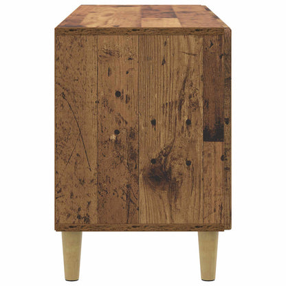 TV-kast Oud hout 99 x 34,5 x 50 cm Bewerkt hout